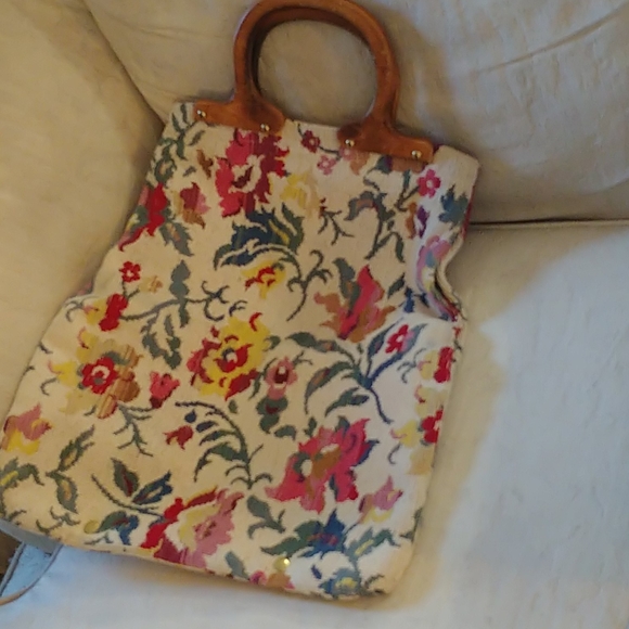 Vintage adjustable size carpet bag - Picture 2 of 5